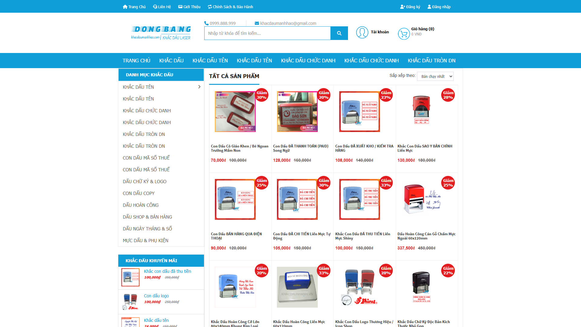 Source Code Dịch Vụ Khắc Dấu - PHP MVC - Ảnh 2