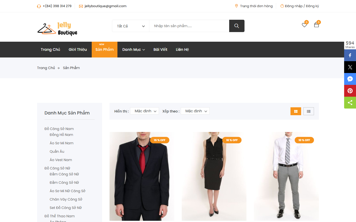 Code Web Bán Quần Áo Boutique - PHP Laravel Tích Hợp Thanh Toán MOMO - Ảnh 2