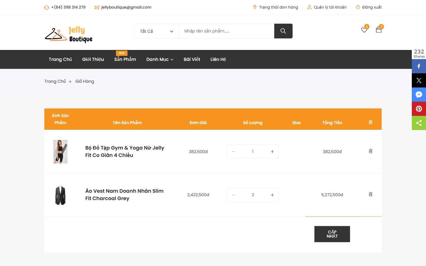 Code Web Bán Quần Áo Boutique - PHP Laravel Tích Hợp Thanh Toán MOMO - Ảnh 4