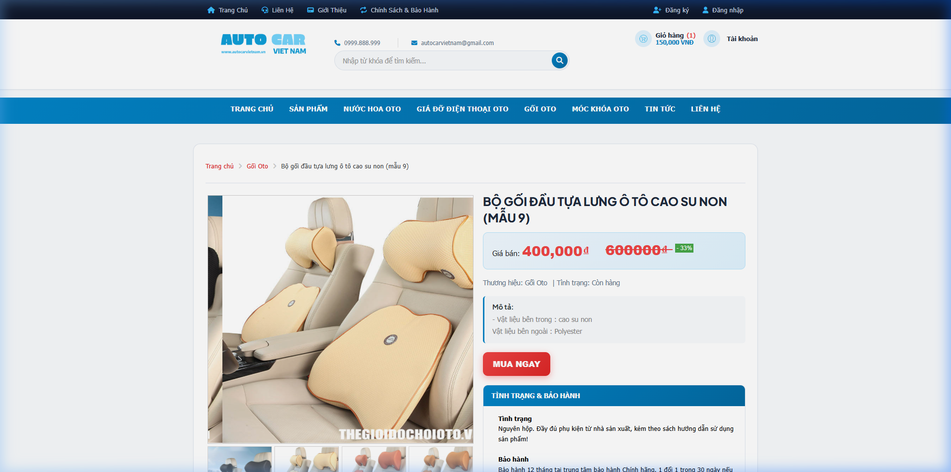 Source Code Website Bán Phụ Kiện Oto Tích Hợp Thanh Toán VNPAY – PHP Mô Hình MVC - Ảnh 3
