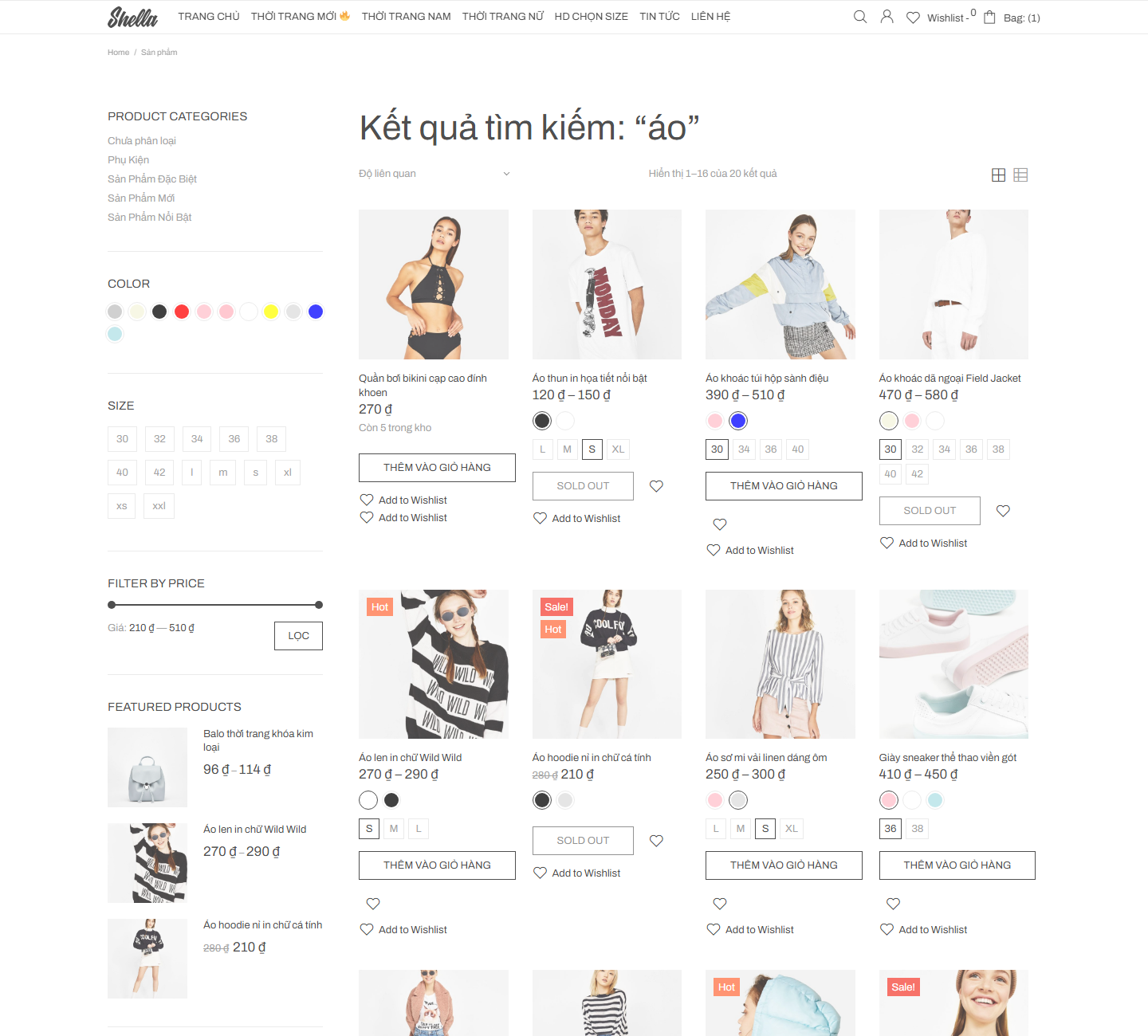Code Wordpress Website Bán Hàng Quần Áo Nam Nữ Full Chức Năng - Ảnh 5