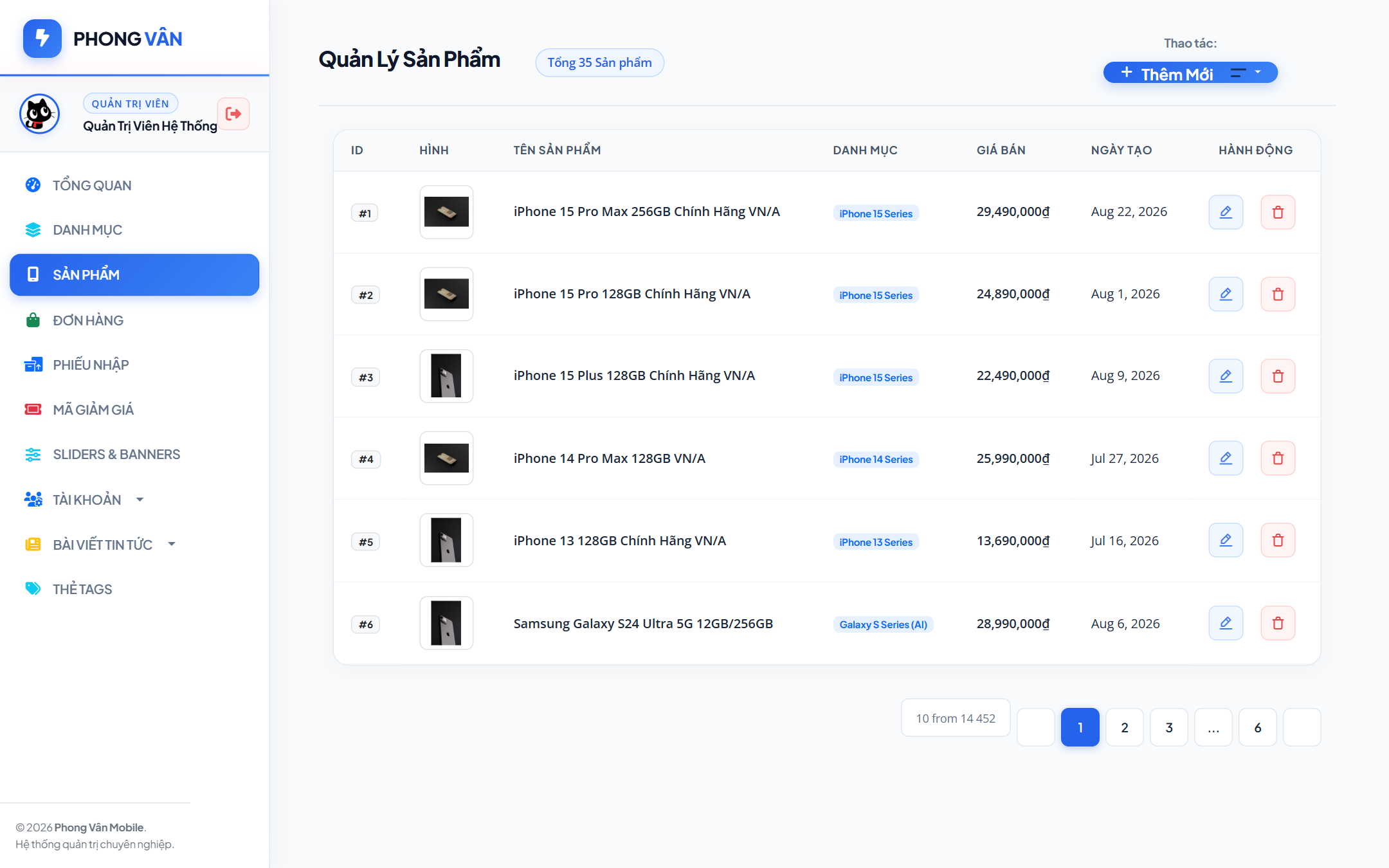 Code Web Bán Điện Thoại Di Động Full Chức Năng - PHP Laravel - Ảnh 6