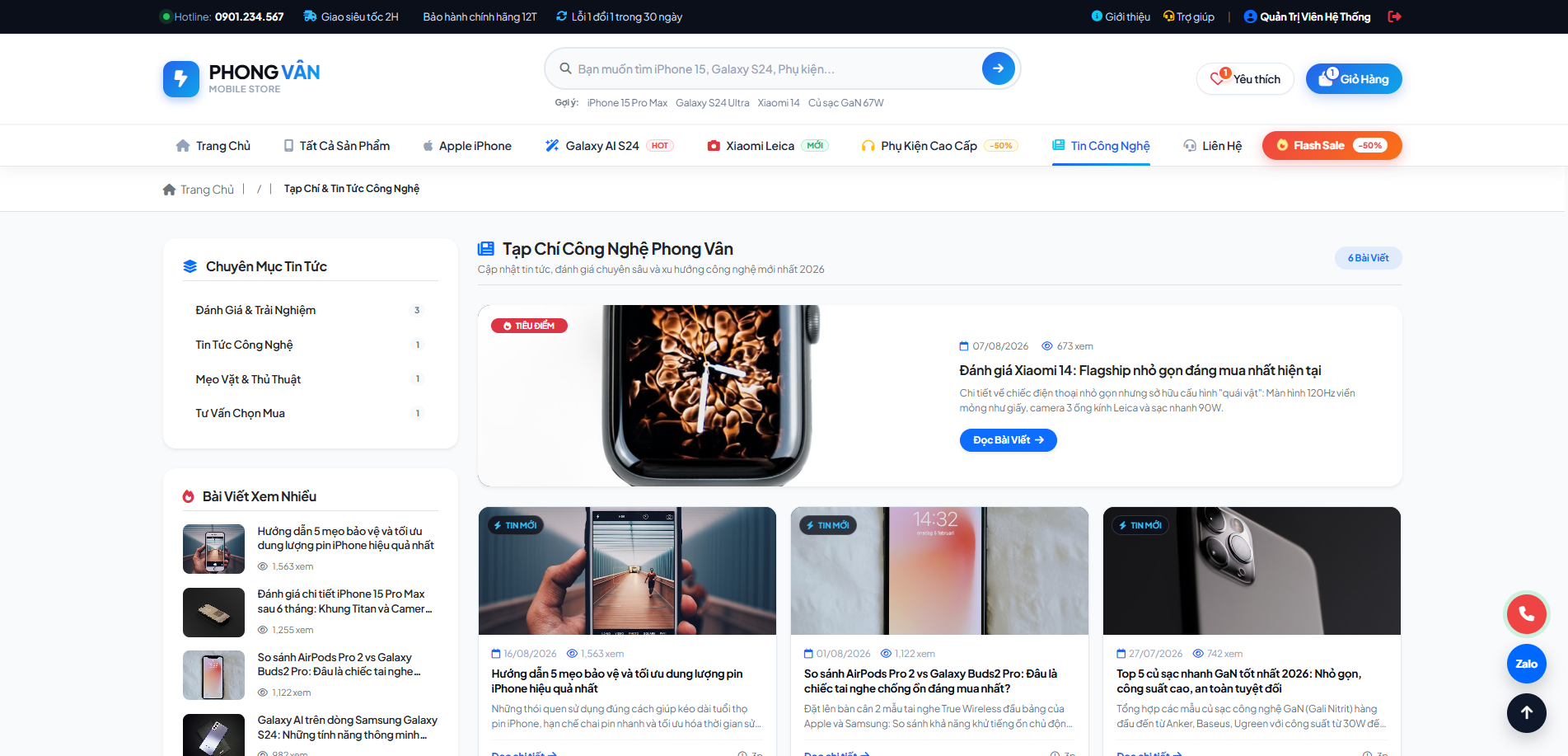 Code Web Bán Điện Thoại Di Động Full Chức Năng - PHP Laravel - Ảnh 8