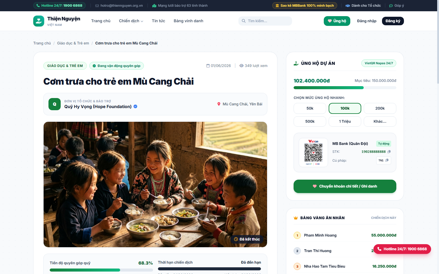 Code Website Kêu Gọi Thiện Nguyện & Quản Lý Hoạt Động Thiện Nguyện - Laravel Full Báo Cáo - Ảnh 2