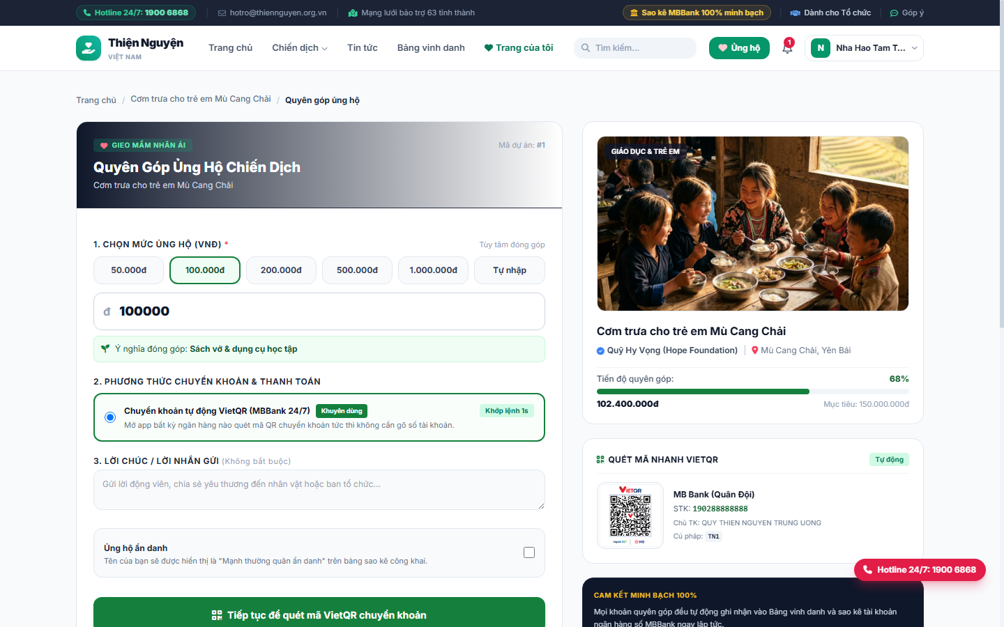 Code Website Kêu Gọi Thiện Nguyện & Quản Lý Hoạt Động Thiện Nguyện - Laravel Full Báo Cáo - Ảnh 3