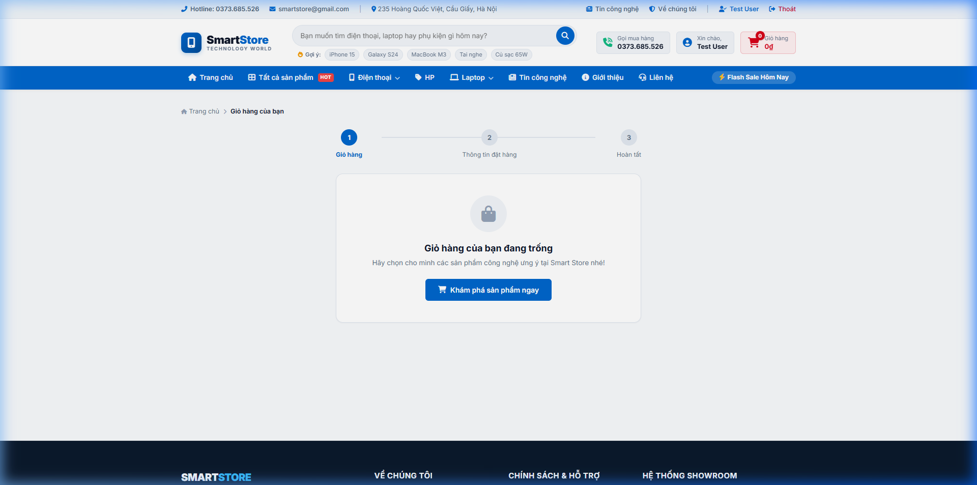 Code Website Bán Điện Thoại, Laptop & Phụ Kiện Tích Hợp Thanh Toán - PHP MySQL Có Báo Cáo - Ảnh 9