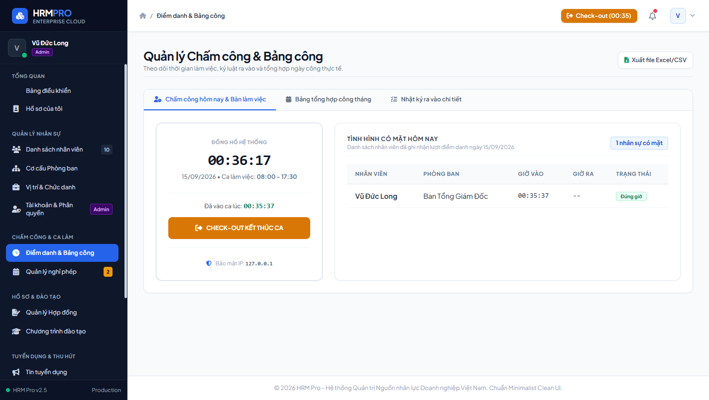 Source Code Hệ Thống Quản Lý Nhân Sự HRM Full Chức Năng & Báo Cáo - Ảnh 4