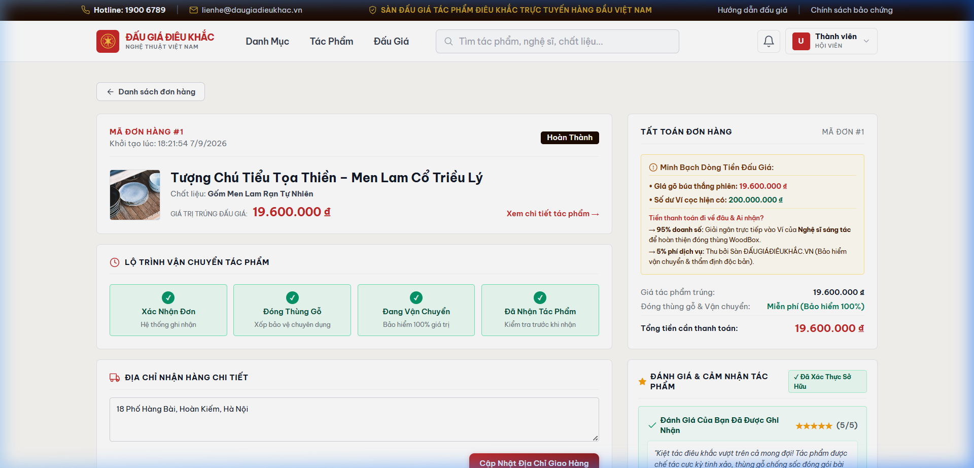 Code Website Đấu Giá Sản Phẩm Full Chức Năng - NodeJS & Reactjs Có Báo Cáo - Ảnh 9